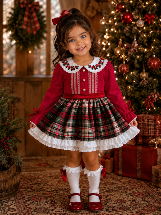 Merry & Bright Skirted Romper
