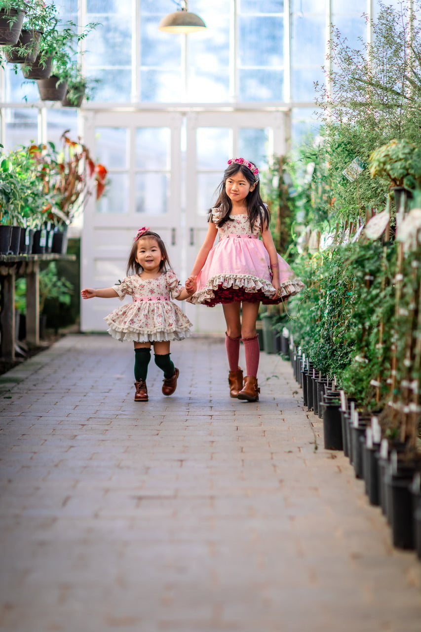 Rose Belle Skirted Romper