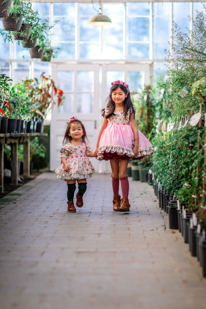 Rose Belle Skirted Romper