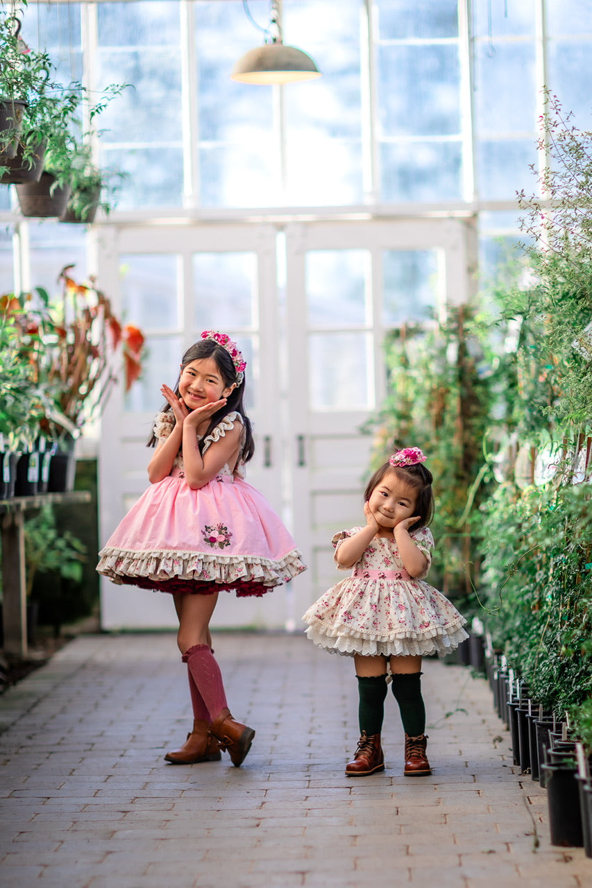 Rose Belle Skirted Romper