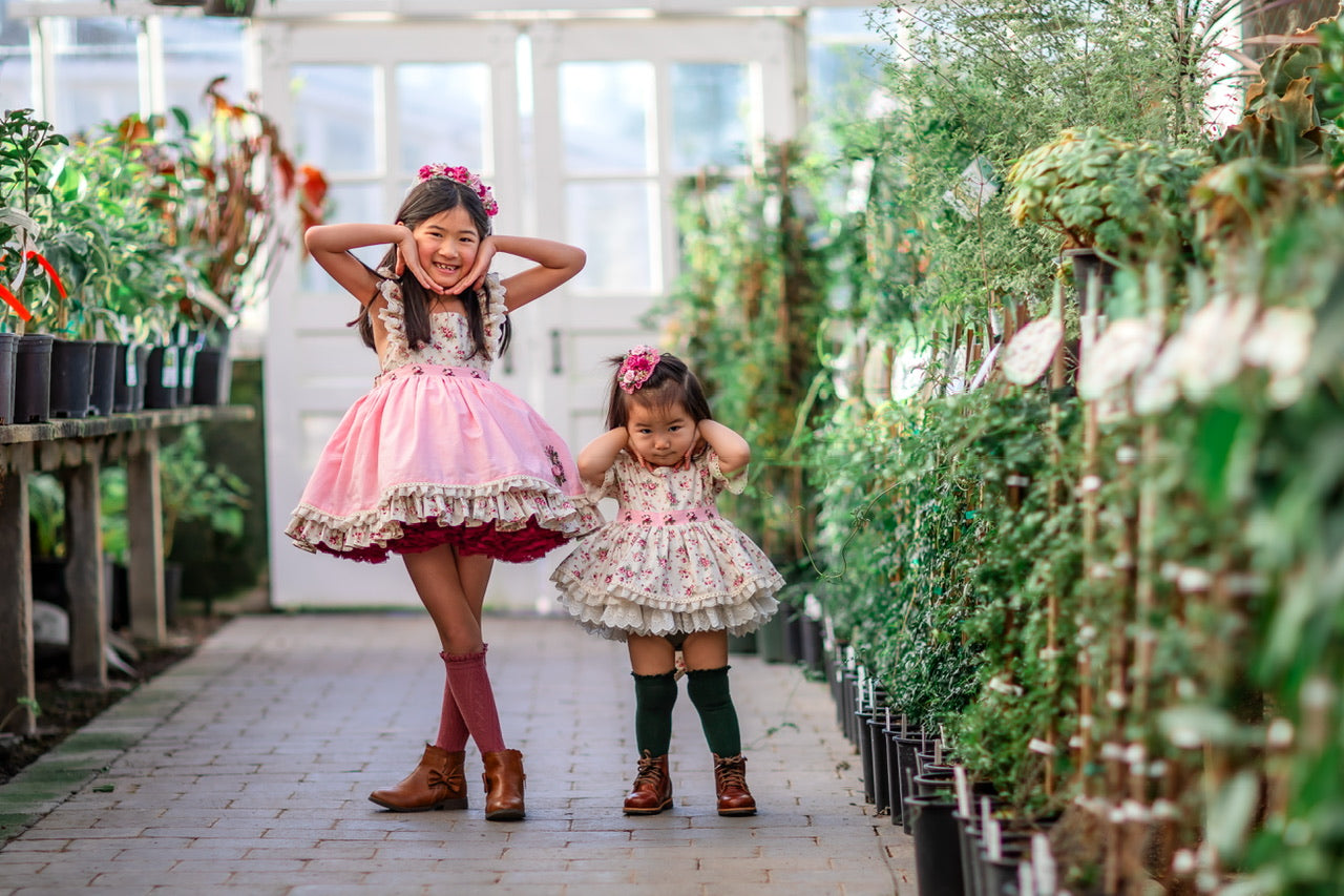 Rose Belle Skirted Romper