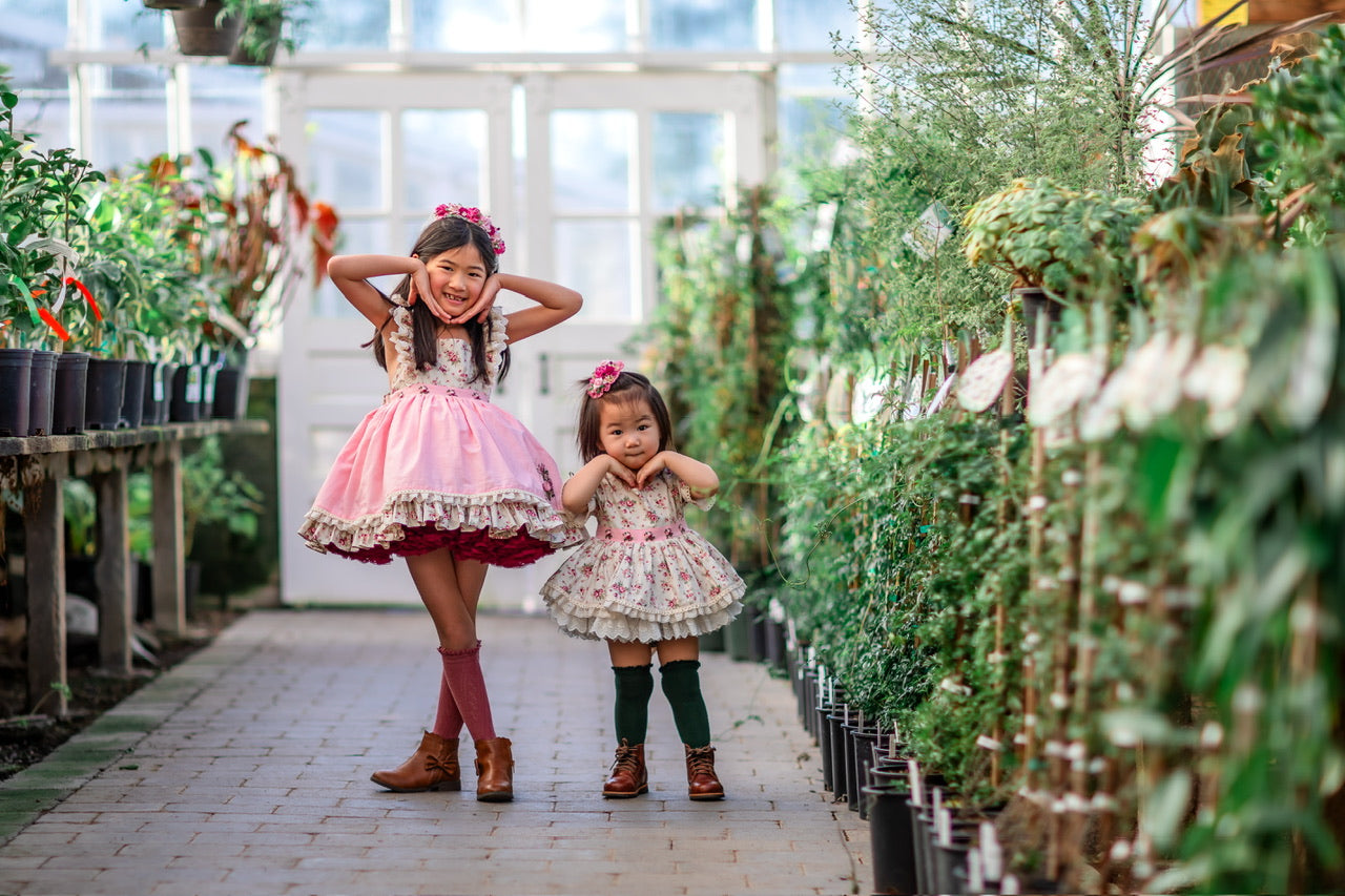 Rose Belle Skirted Romper