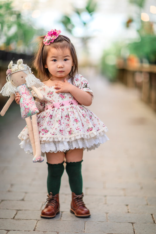 Rose Belle Skirted Romper