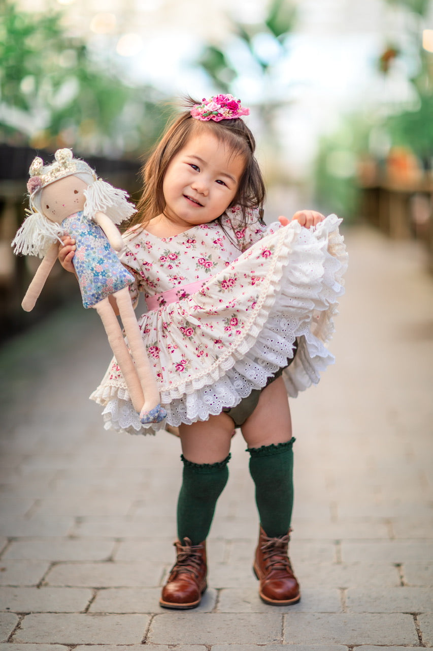 Rose Belle Skirted Romper