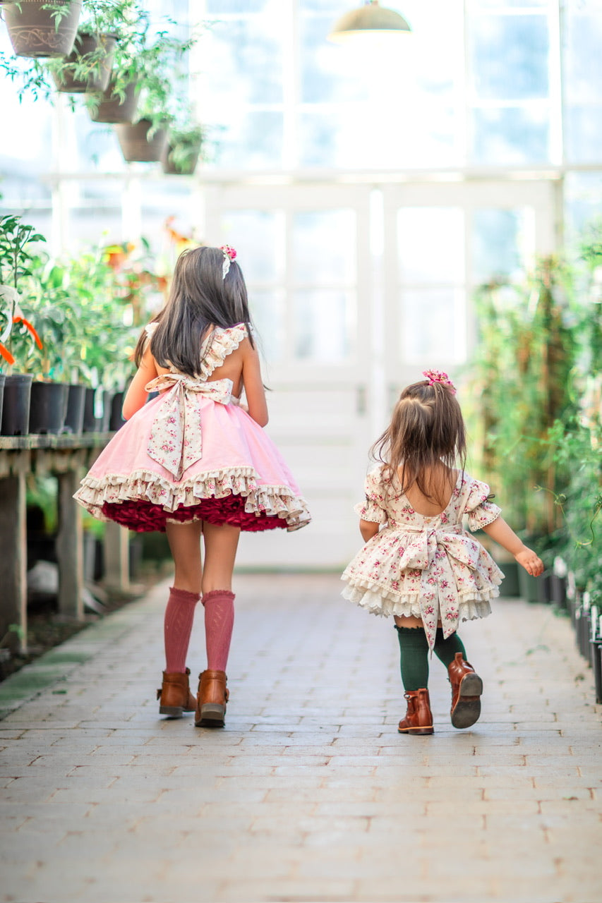 Rose Belle Skirted Romper