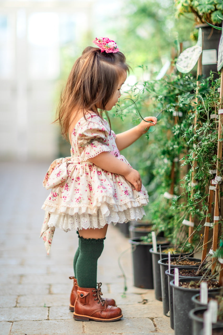 Rose Belle Skirted Romper