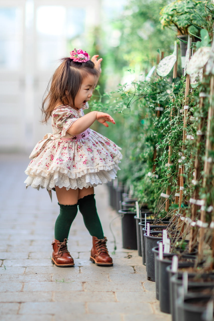 Rose Belle Skirted Romper