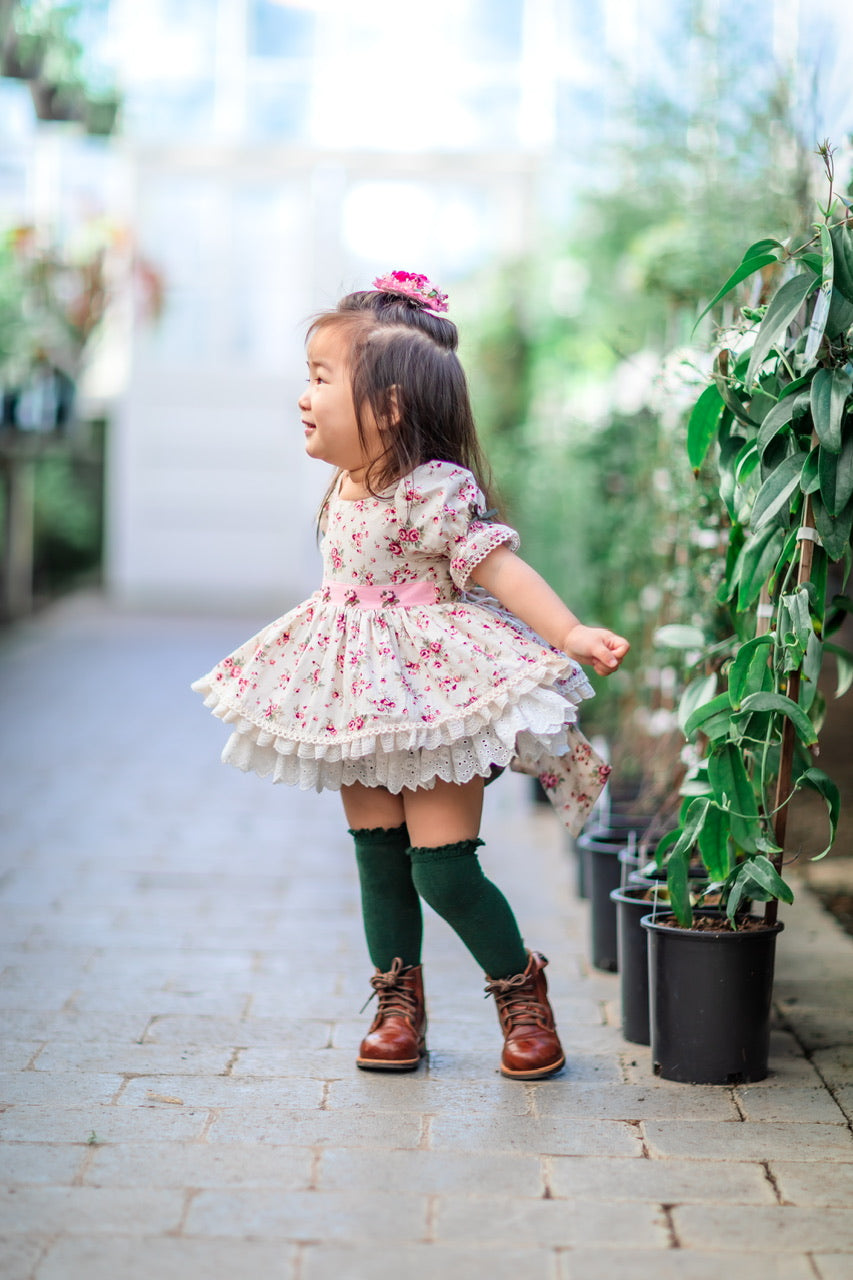 Rose Belle Skirted Romper