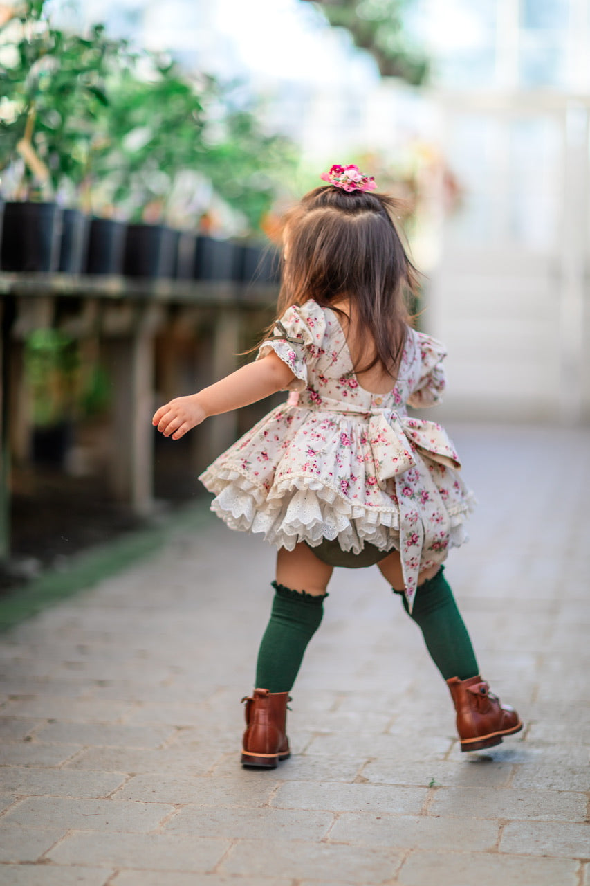 Rose Belle Skirted Romper