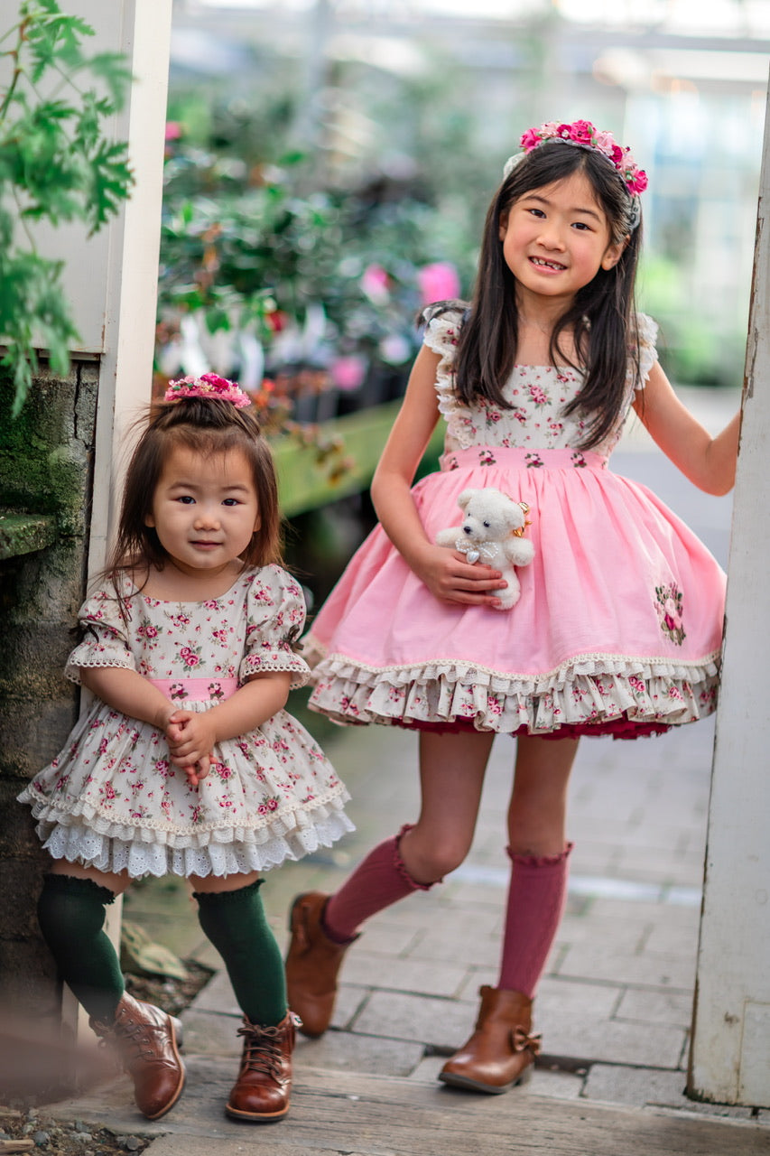 Rose Belle Skirted Romper