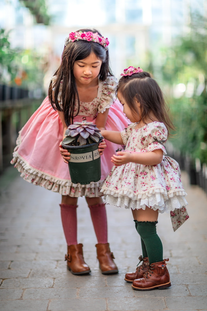 Rose Belle Skirted Romper