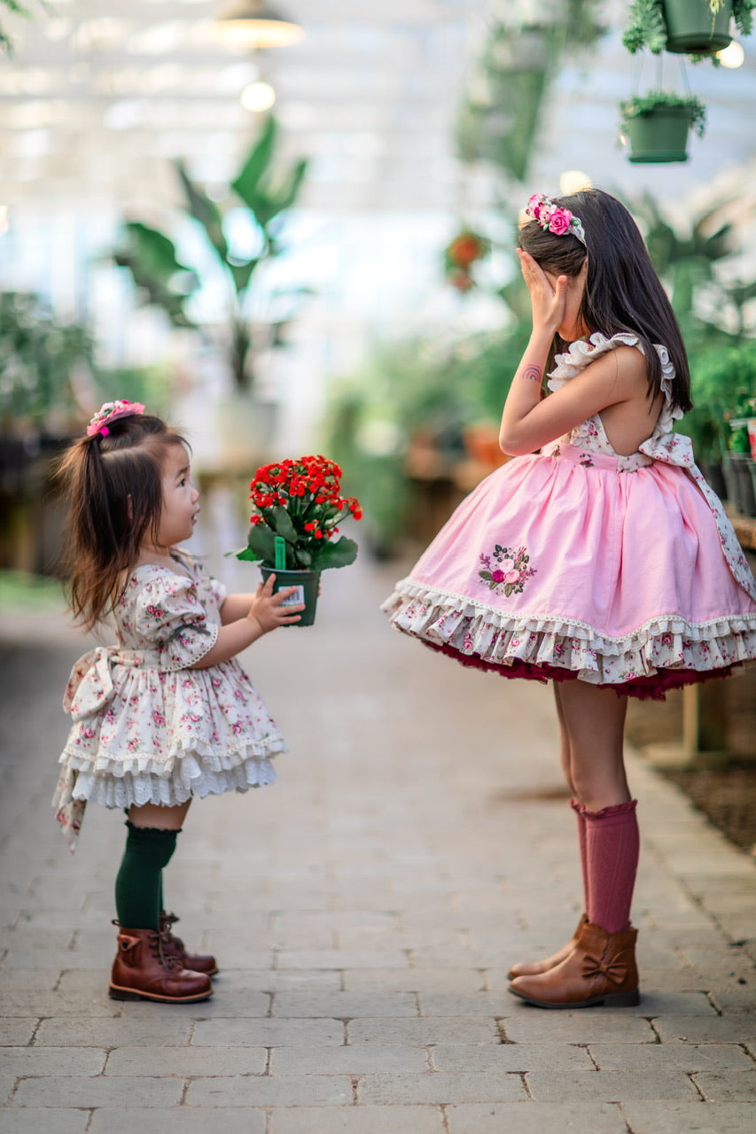 Rose Belle Skirted Romper