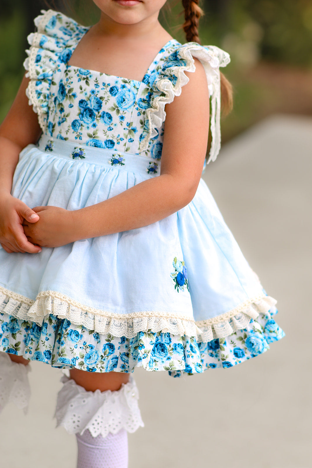Blue Belle Pettiskirt Dress Set