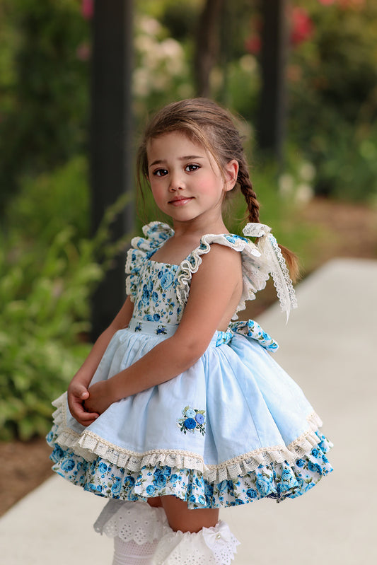 Blue Belle Pettiskirt Dress Set